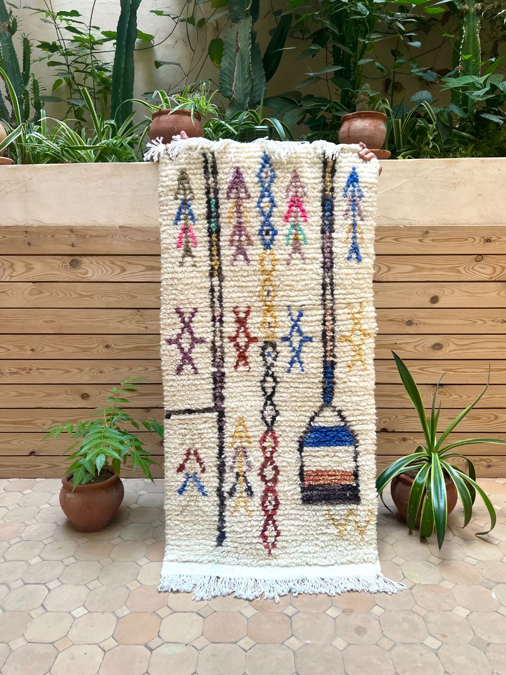 Moroccan Azilal Rug 115x55cm
