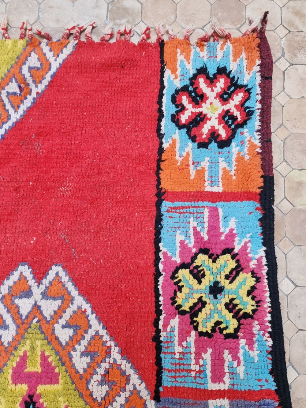 Marokkolainen vintage Boujaad matto 230x170cm