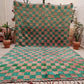 Moroccan vintage Checkered Rug 390x240cm