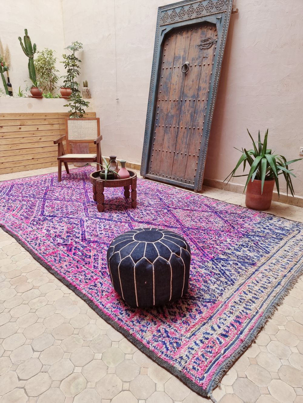 Marokkolainen vintage Zayane matto 380x210cm