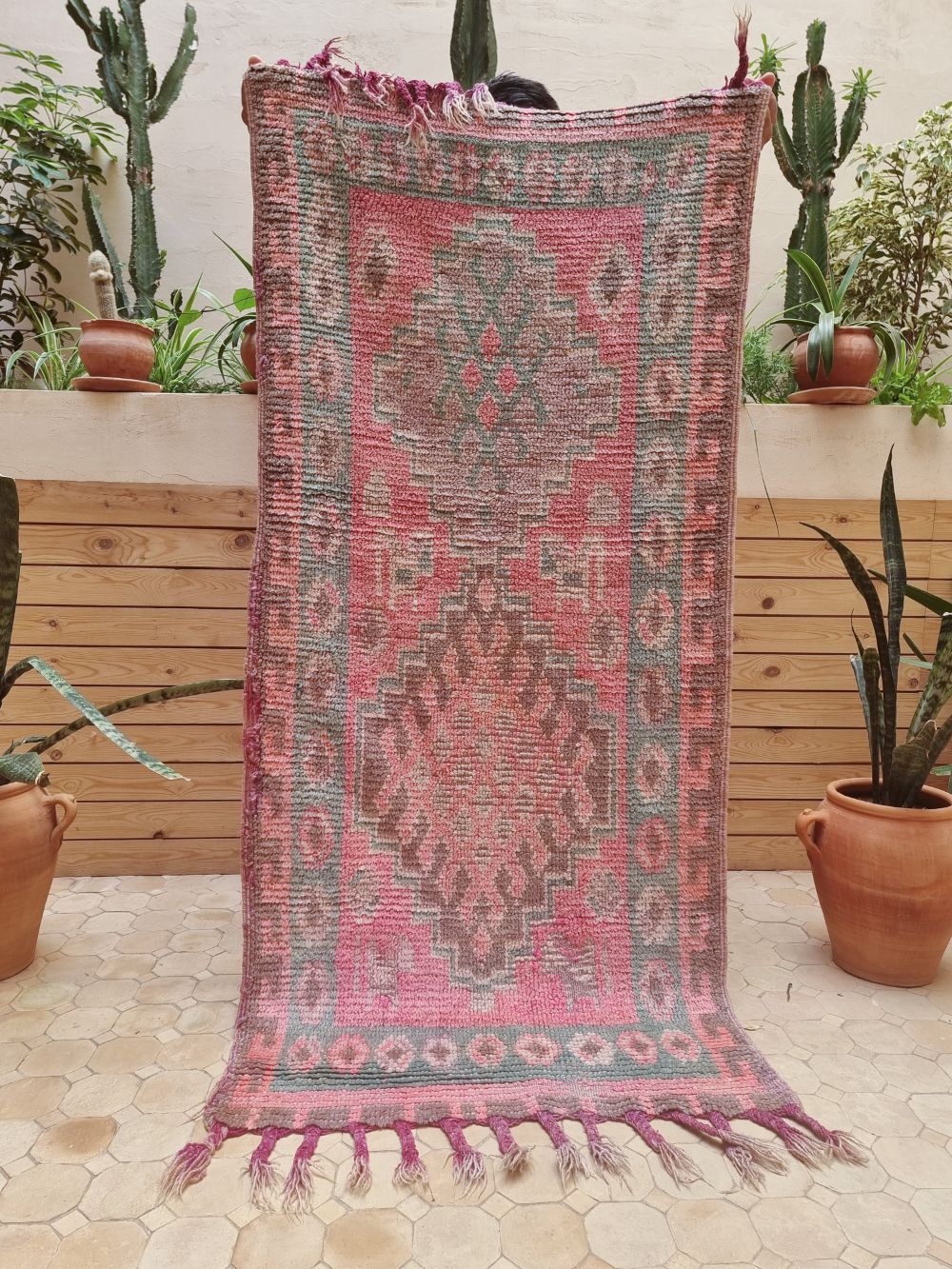 Marokkolainen vintage Boujaad matto 170x80cm