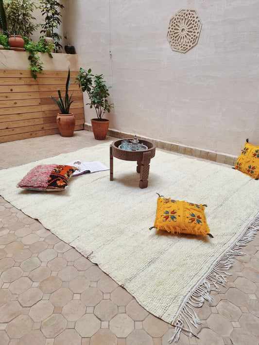 Marokkolainen vintage Beni Ouarain matto 215x195cm