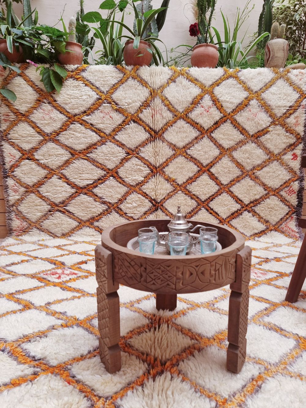 Marokkolainen vintage Marmoucha matto 350x195cm