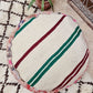 Moroccan Vintage Pink Round Pouf