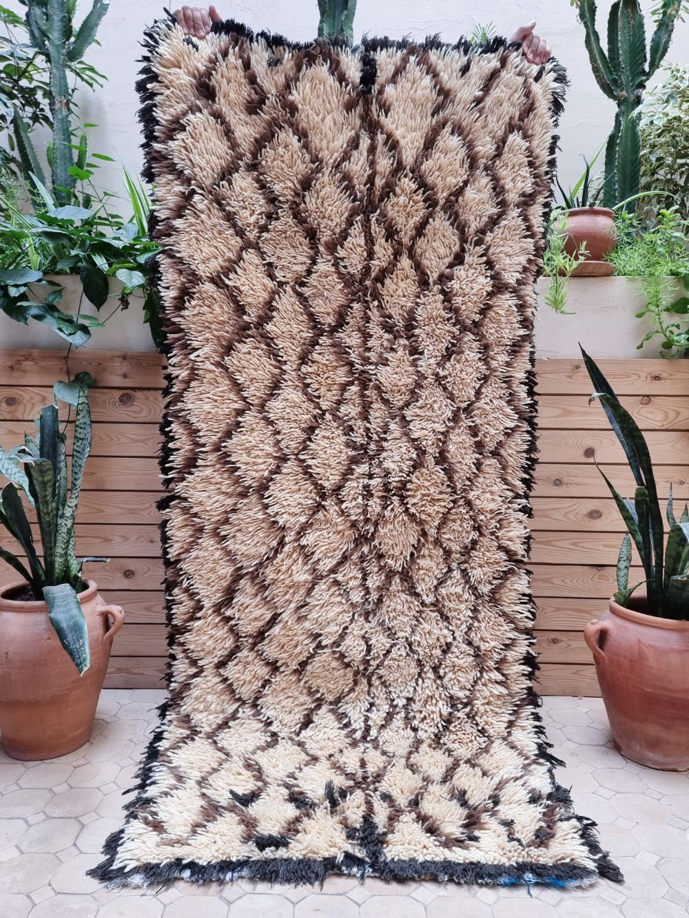 Marokkolainen vintage Azilal matto 195x80cm