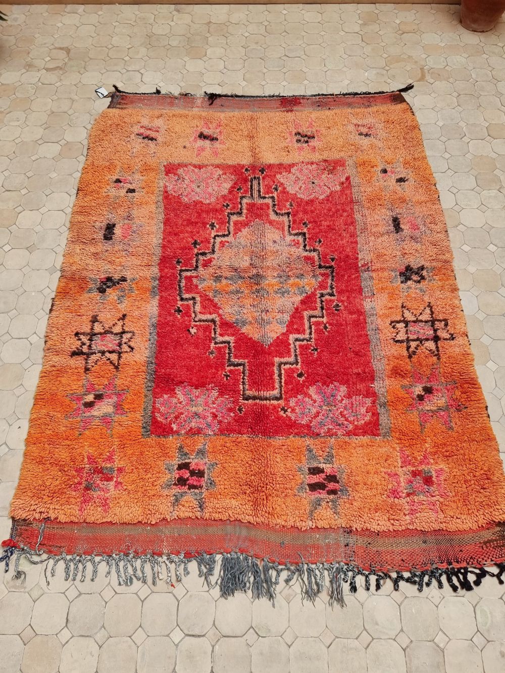 Marokkolainen vintage Boujaad matto 200x150cm