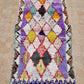 Marokkolainen vintage Boucherouite matto 190x105cm