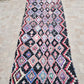 Marokkolainen vintage Boucherouite käytävämatto 310x115cm