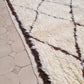 Marokkolainen vintage Beni Ouarain matto 240x175cm