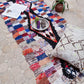 Marokkolainen vintage Boucherouite matto 175x85cm