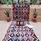 Moroccan Vintage Boucherouite Rug 310x115cm