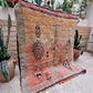Marokkolainen vintage Boujaad matto 130x120cm