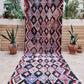 Marokkolainen vintage Boucherouite matto 310x115cm