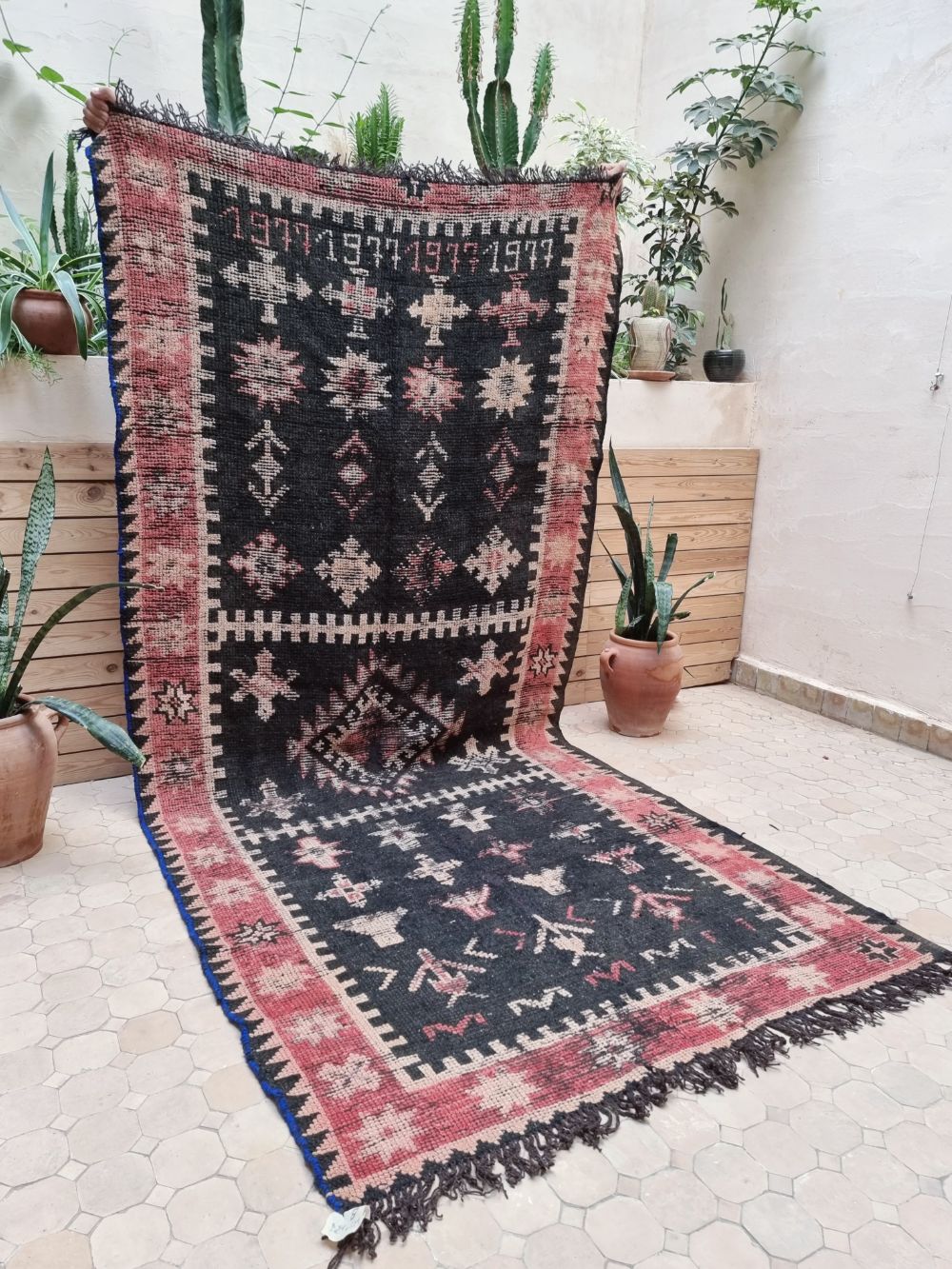 Moroccan Vintage Rug 1977 285x130cm