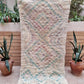 Marokkolainen vintage Boujaad matto 190x95cm