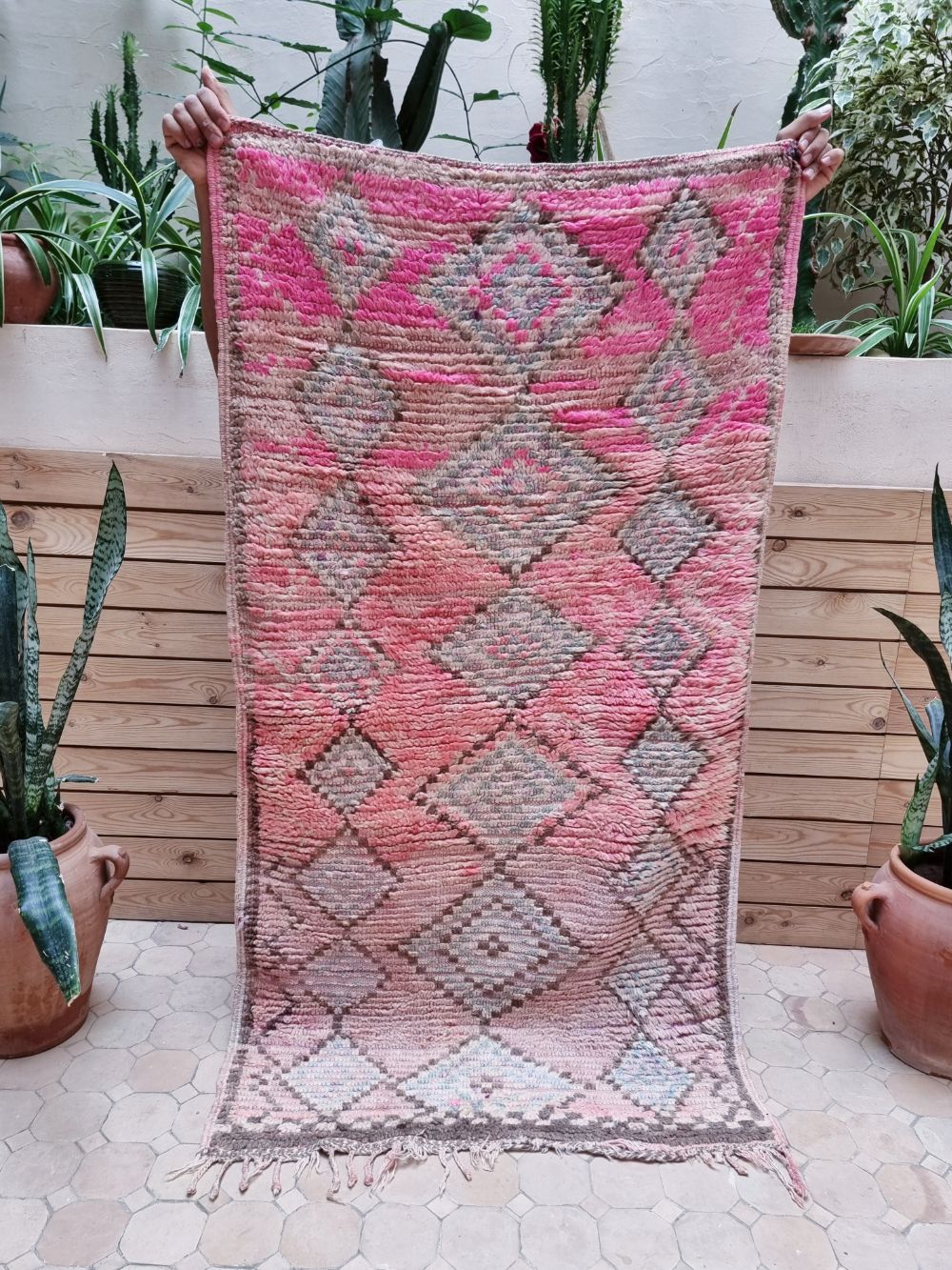 Marokkolainen vintage Boujaad matto 155x80cm