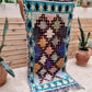 Moroccan Vintage Boucherouite Rug 145x70cm