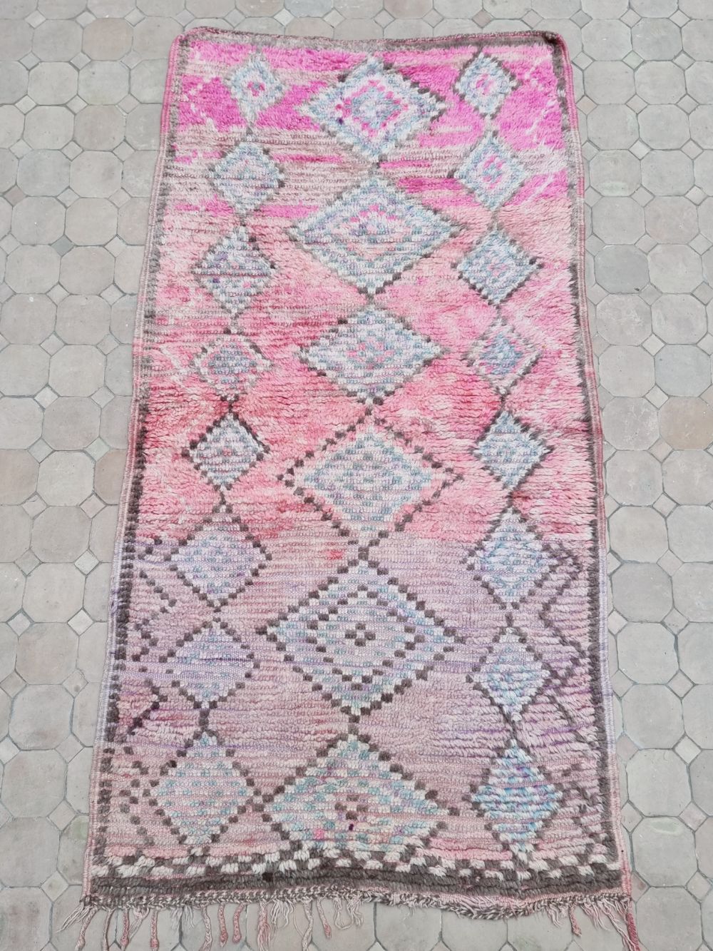 Marokkolainen vintage Boujaad matto 155x80cm