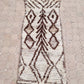 Marokkolainen vintage Beni Ouarain matto 150x60cm