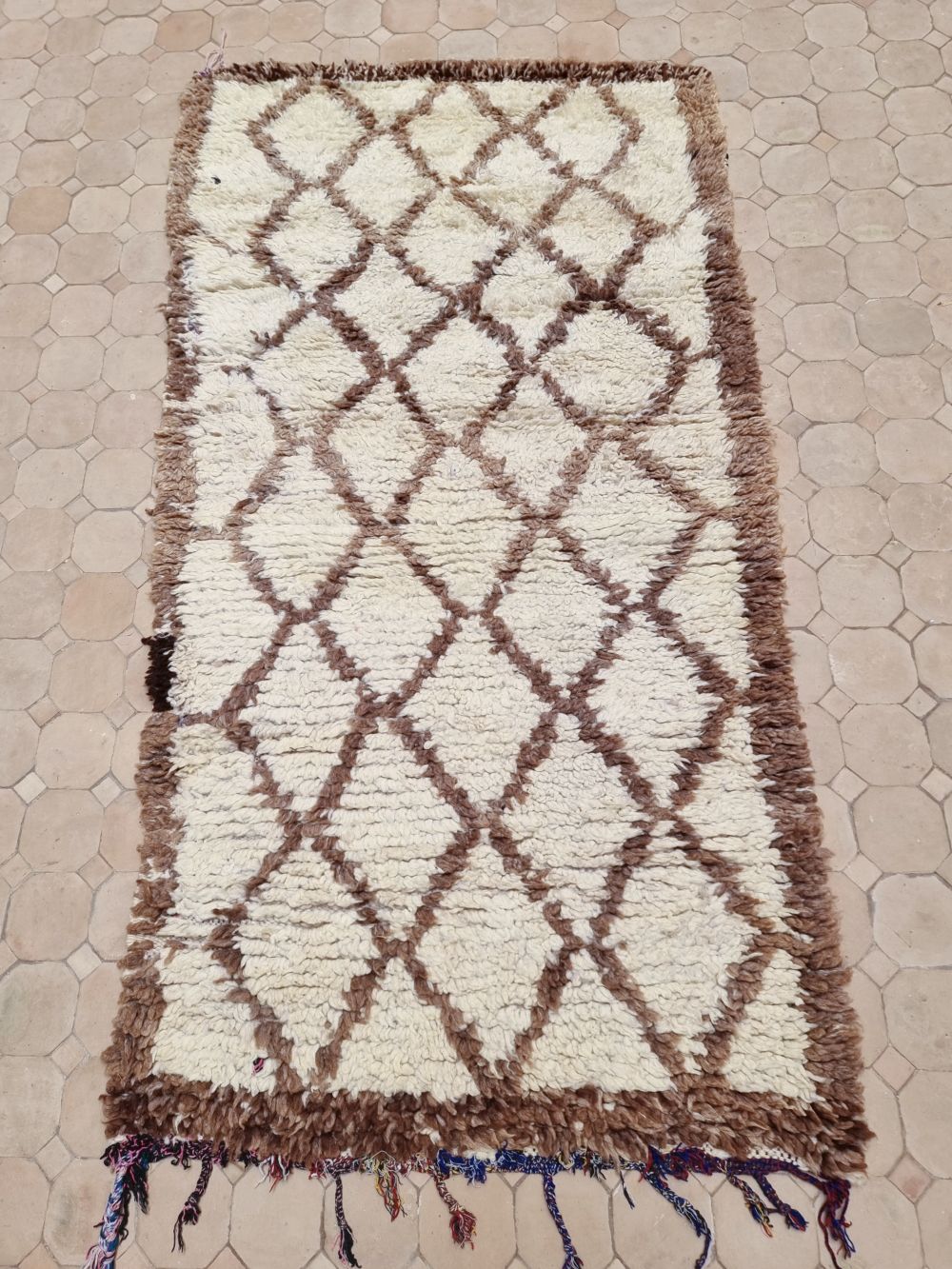 Marokkolainen vintage Beni Ouarain matto 160x80cm
