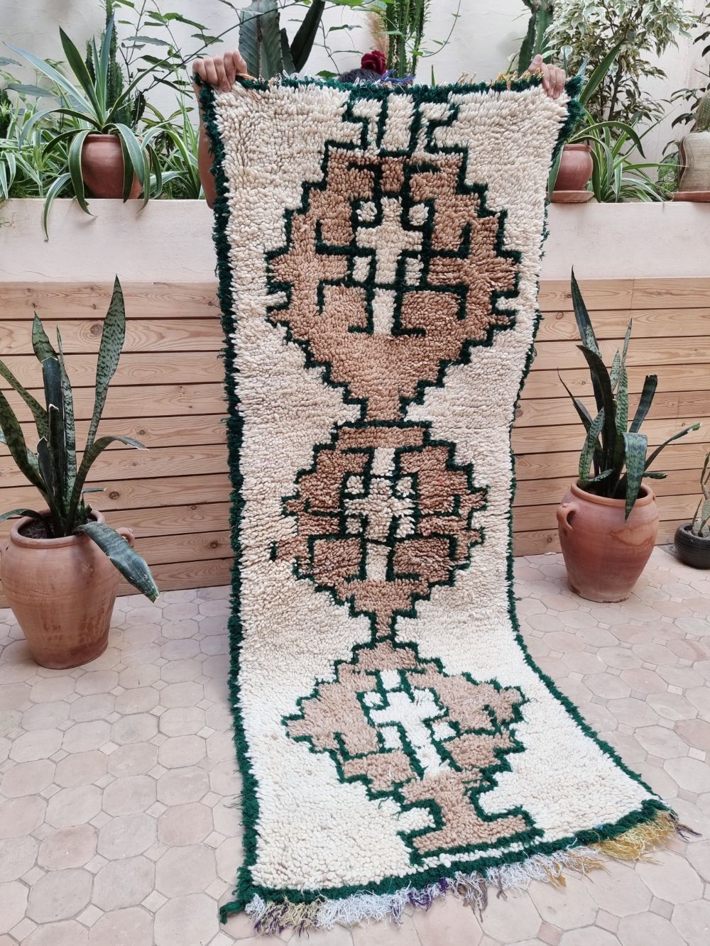 Moroccan Vintage Azilal Rug 190x75cm