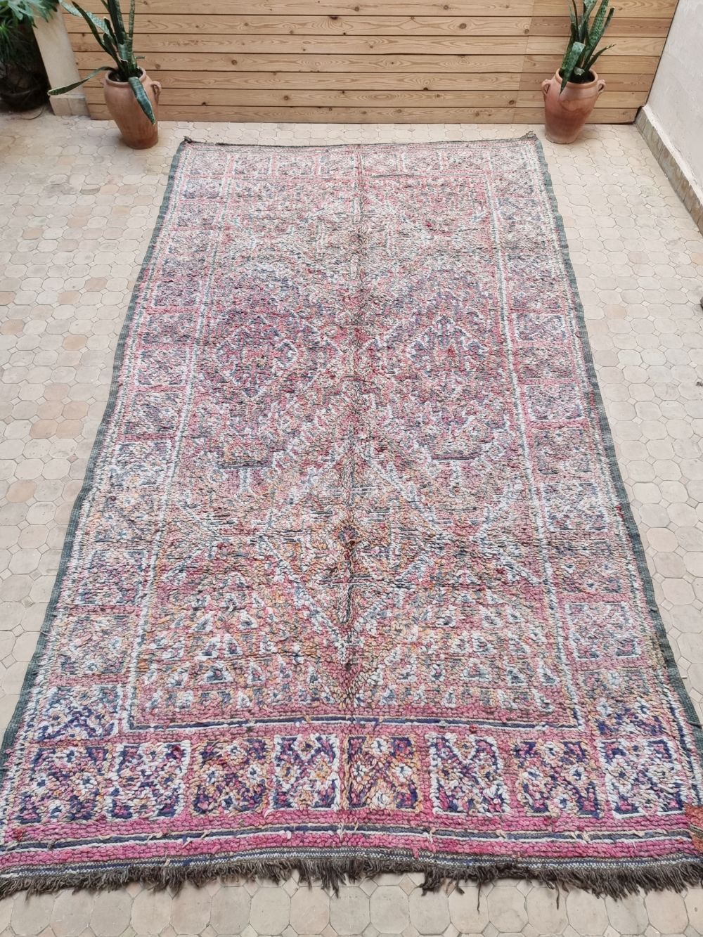 Marokkolainen vintage Zayane matto 365x200cm