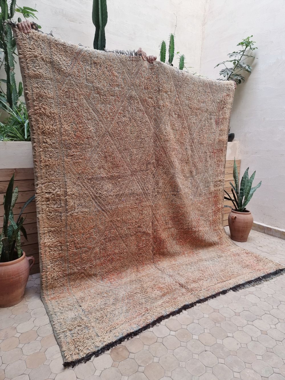 Marokkolainen vintage Zayane matto 235x200cm