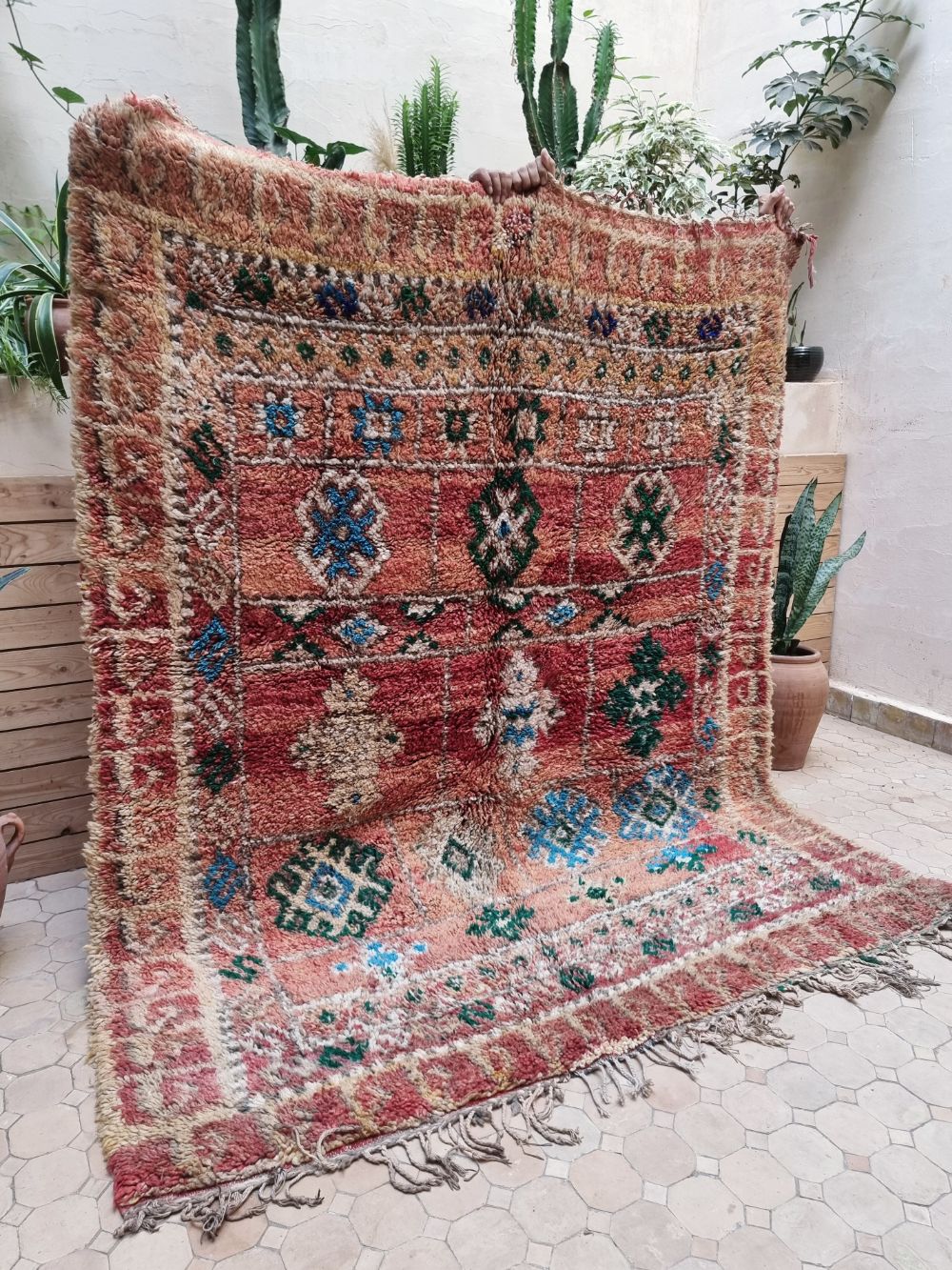 Moroccan Vintage Boujaad Rug 200x165cm