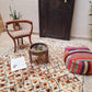 Moroccan vintage Beni Ouarain Rug 290x190cm