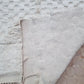 Moroccan All White Rug 280x185cm