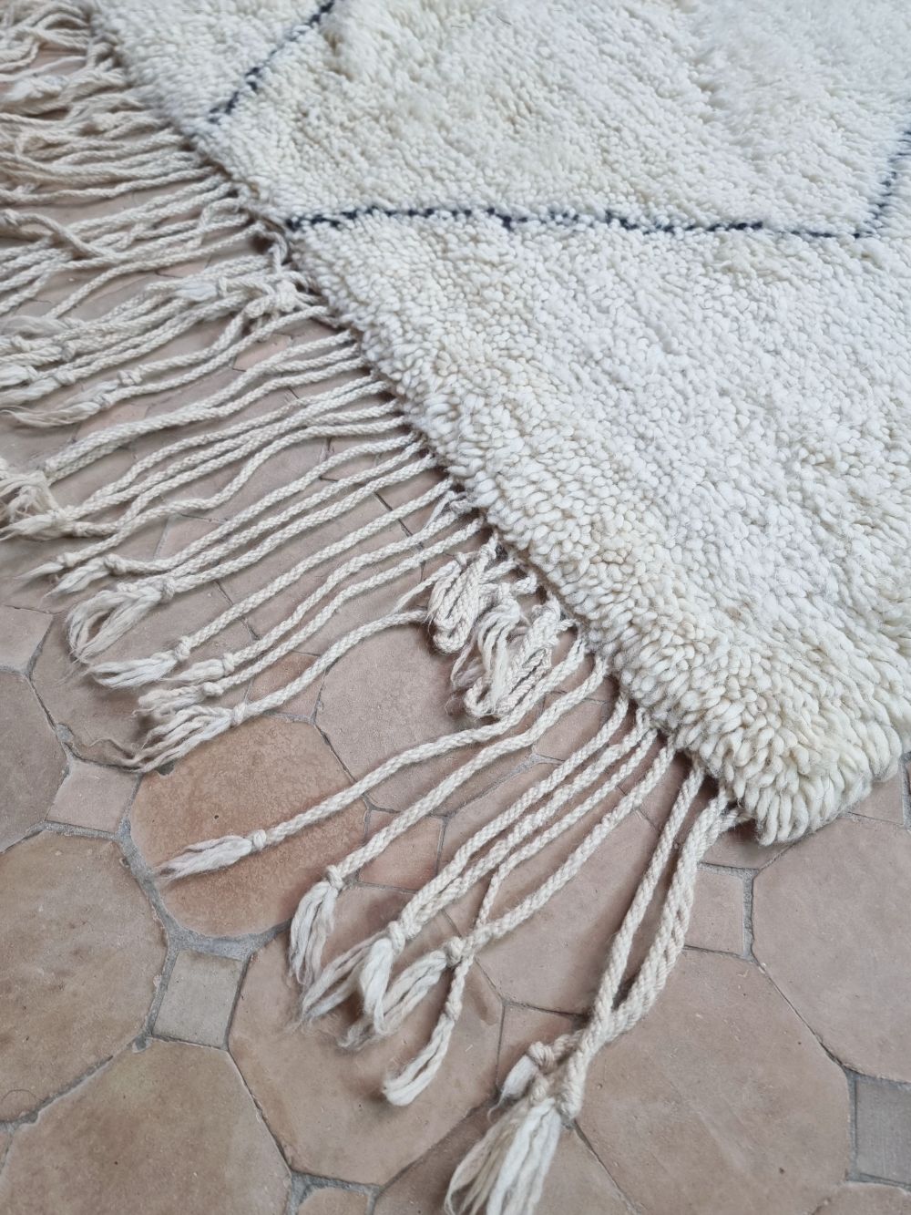 Marokkolainen matto Cream 195x150cm