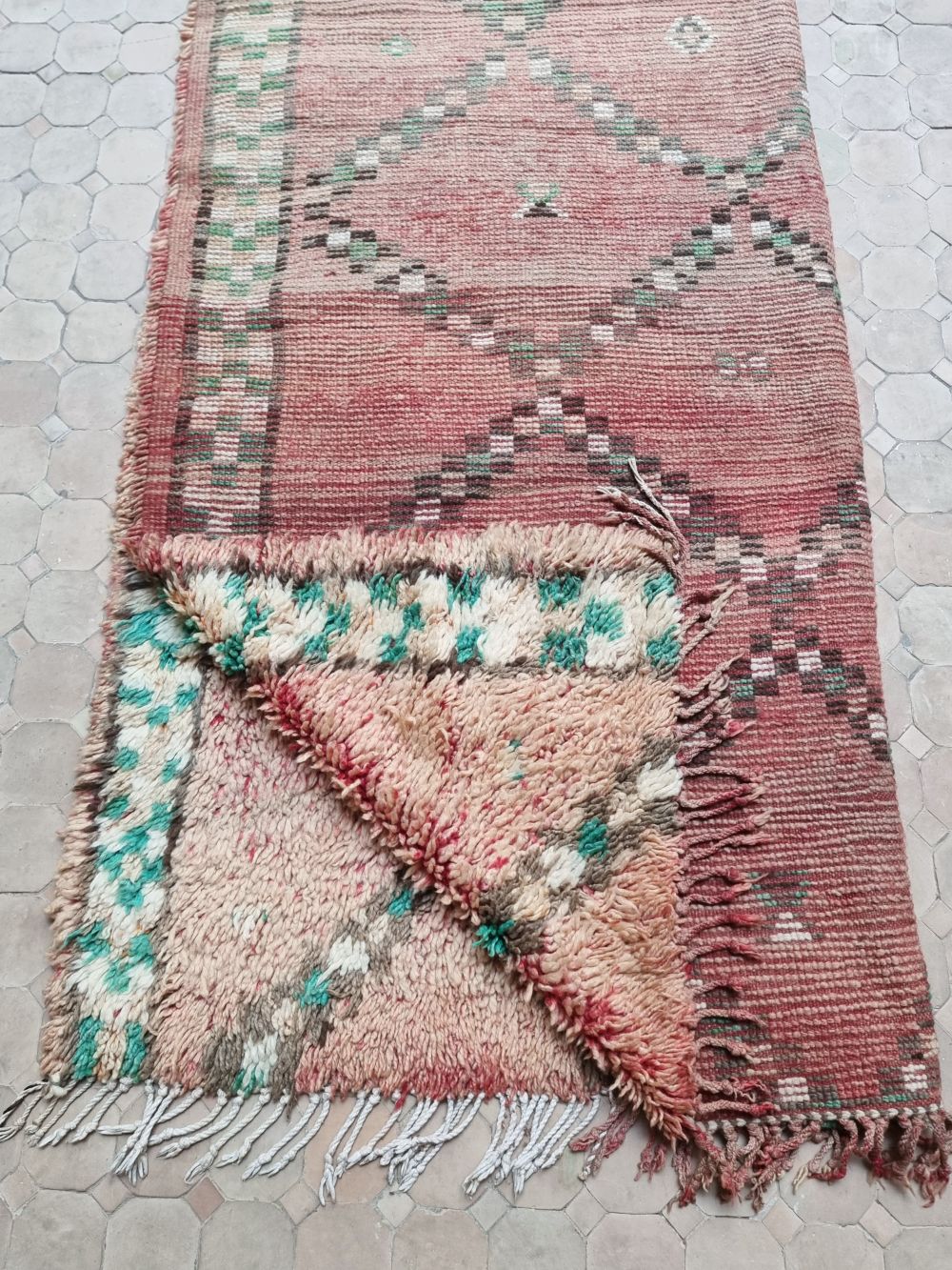 Marokkolainen vintage Boujaad matto 345x180cm