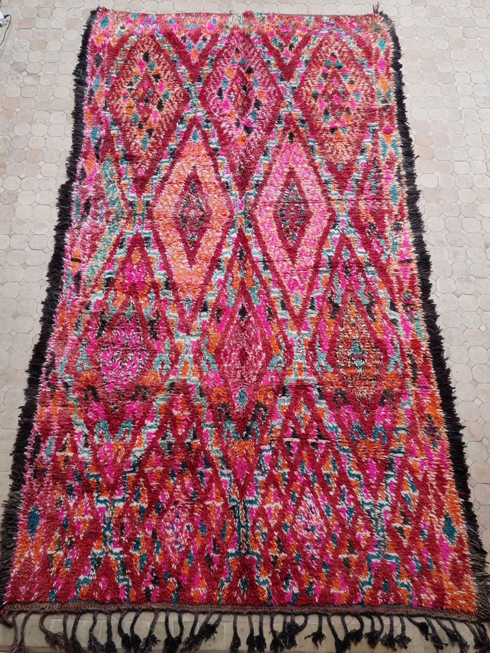 Moroccan Vintage Beni M'Guild Rug 355x195cm