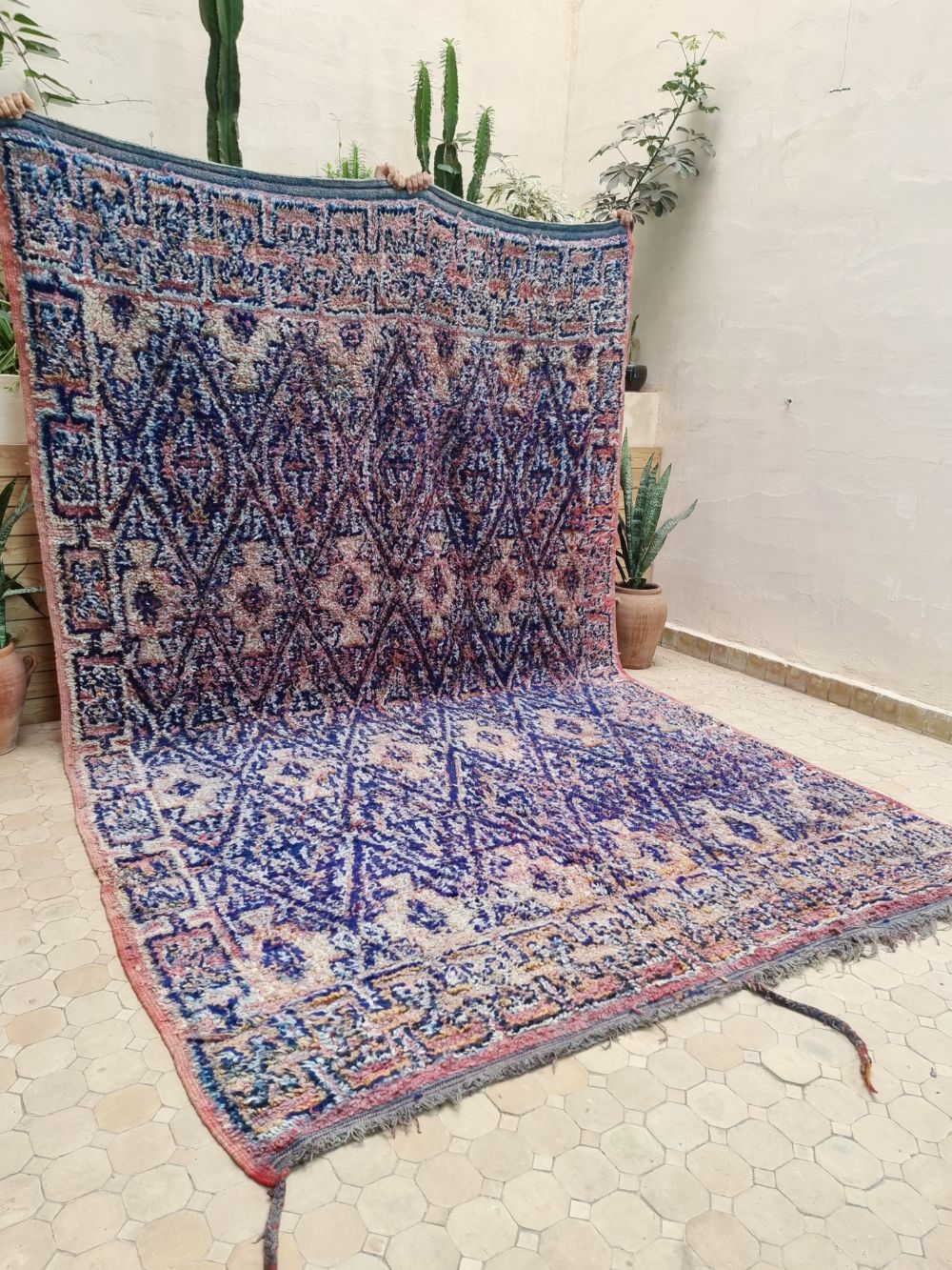 Moroccan Vintage Zayane Rug 345x215cm