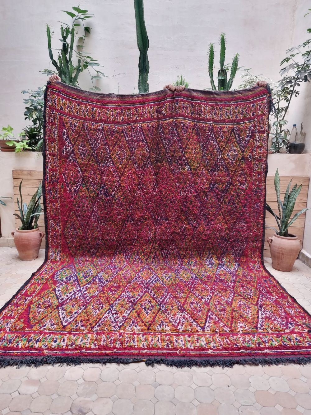 Marokkolainen vintage Zayane matto 300x220cm