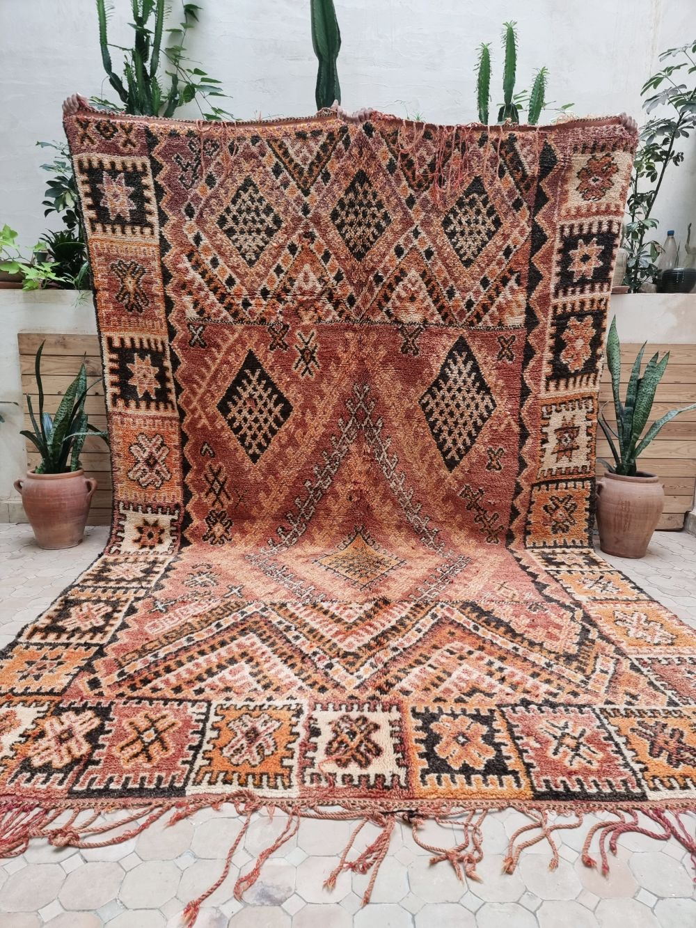 Moroccan Vintage Boujaad Rug 325x210cm