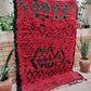 Marokkolainen vintage Boujaad matto 205x140cm
