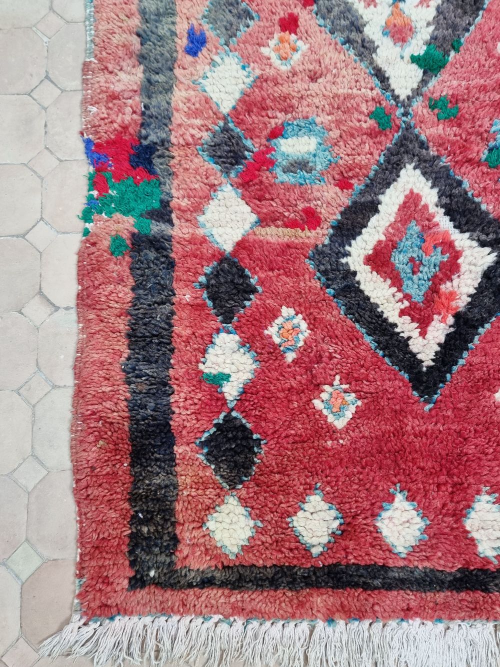 Marokkolainen vintage Boujaad matto 180x85cm