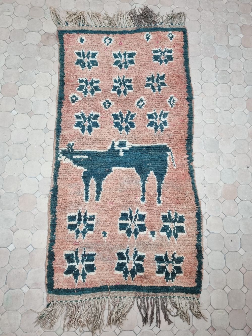 Marokkolainen vintage Boujaad matto 170x85cm