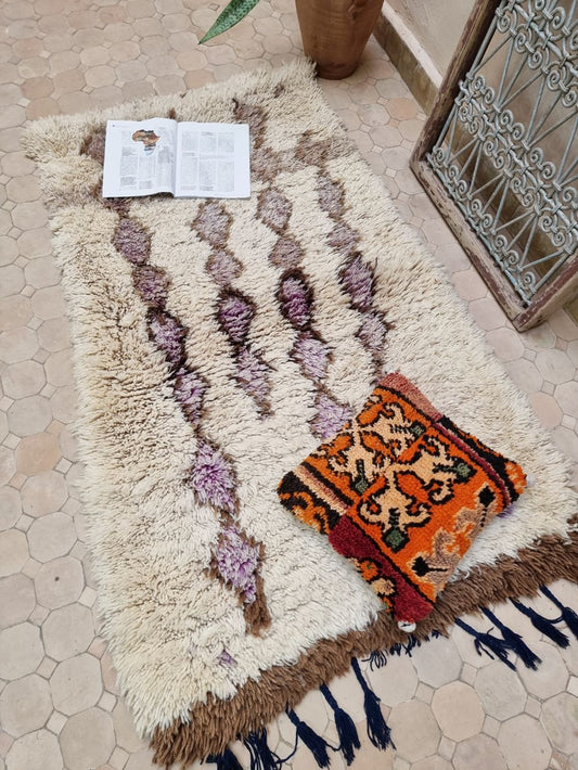 Marokkolainen vintage Beni Ouarain matto 160x90cm