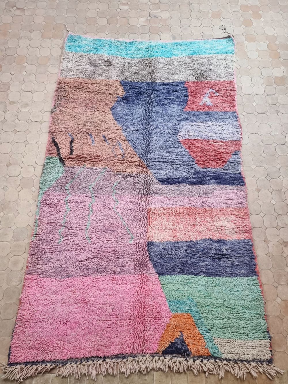 Marokkolainen Boujaad matto 260x150cm