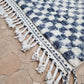 Marokkolainen ruudullinen matto 150x110cm