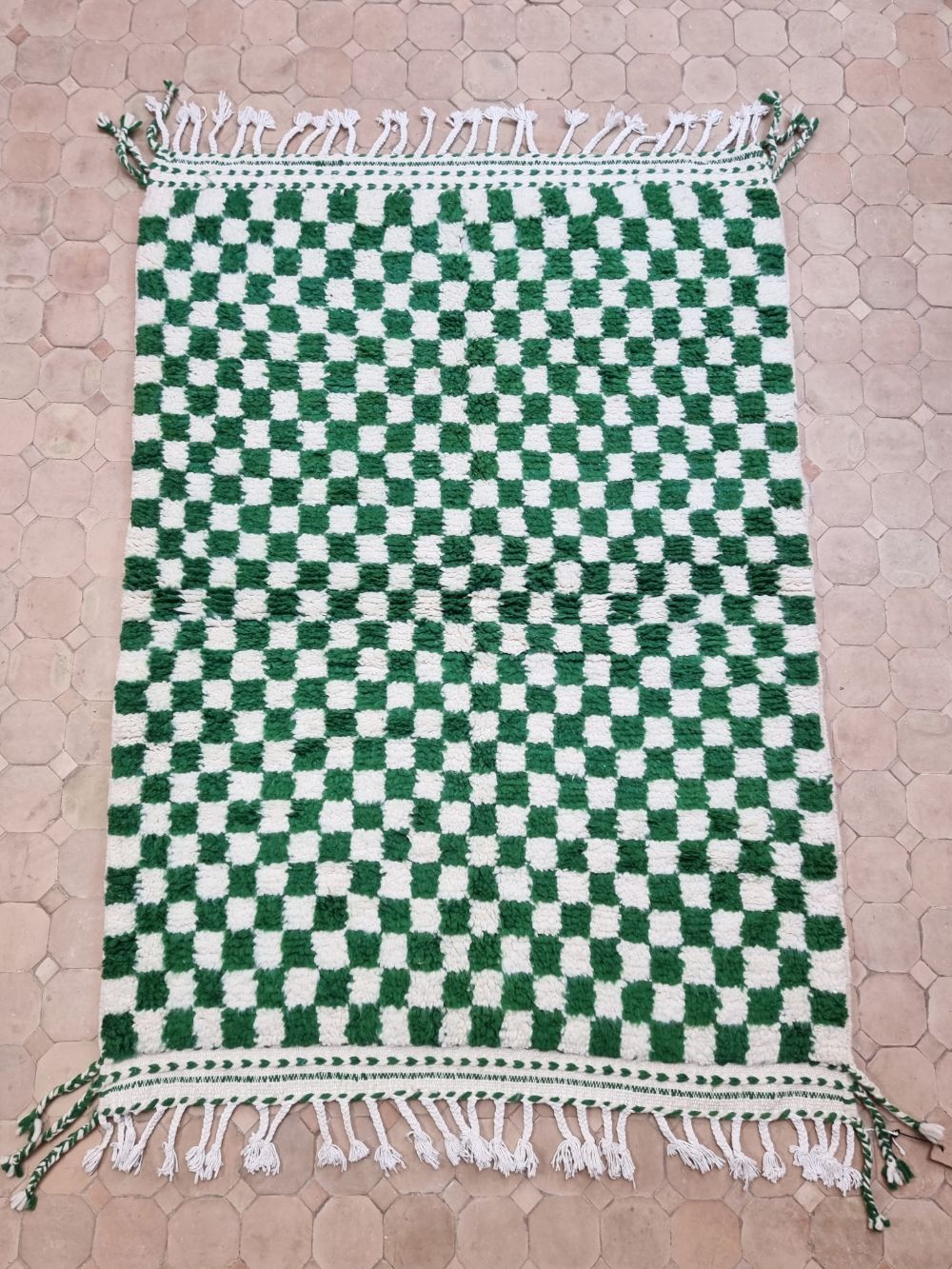 Moroccan Checkered Rug 155x110cm
