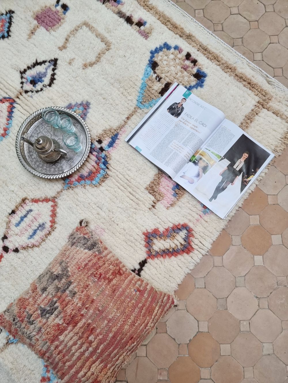 Marokkolainen Ourika matto 145x130cm