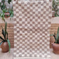Moroccan Checkered Rug 165x110cm