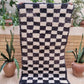 Moroccan Checkered Rug 170x100cm