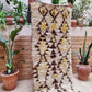 Marokkolainen vintage Azilal-matto 155x70cm