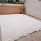 Marokkolainen valkoinen matto 335x260cm
