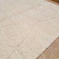 Moroccan All White Rug 300x205cm