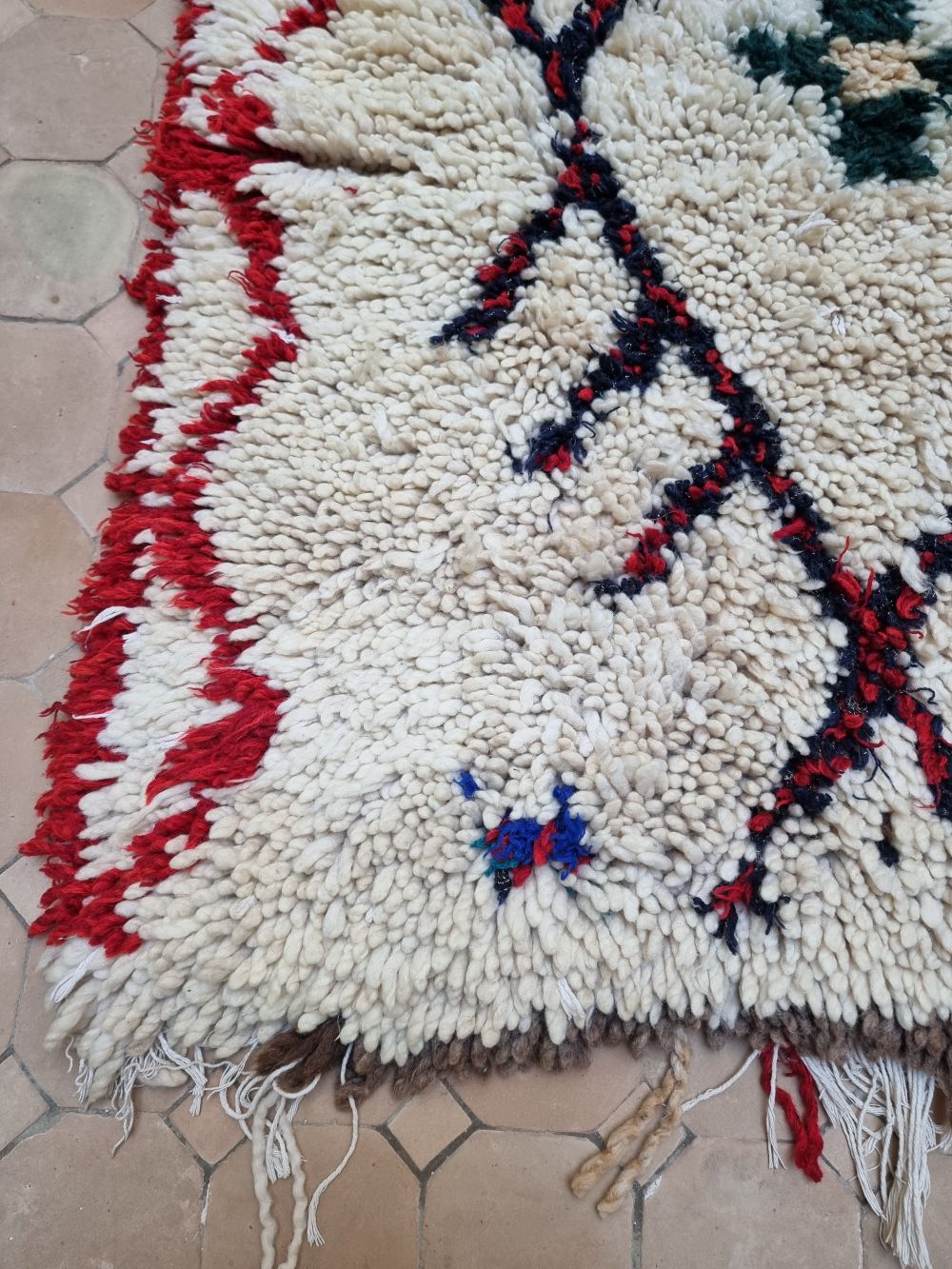 Marokkolainen vintage Azilal-matto 165x80cm
